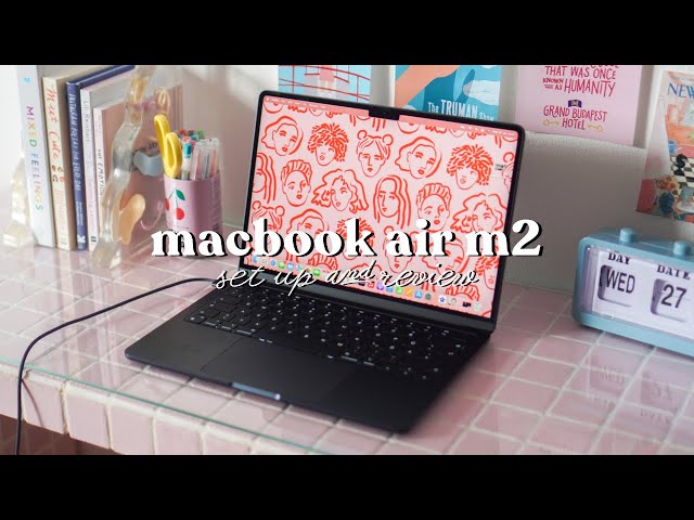 🍎 apple macbook air m2 unboxing 📦 , set up ⚙️ and review after 1 week 💻