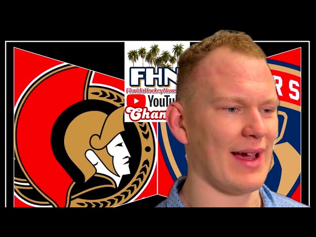 Ottawa Pregame: Senators Star Brady Tkachuk Meets Matthew and His Pals the Florida Panthers