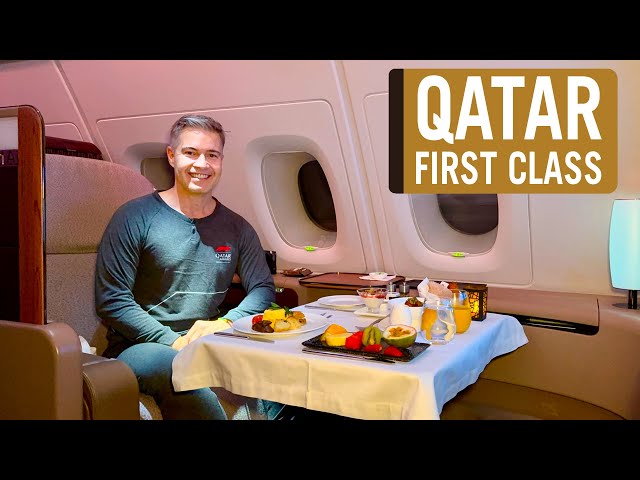 QATAR AIRWAYS: FLYING FIRST CLASS ON THE WORLD'S BEST AIRLINE, ON BOARD THE A380