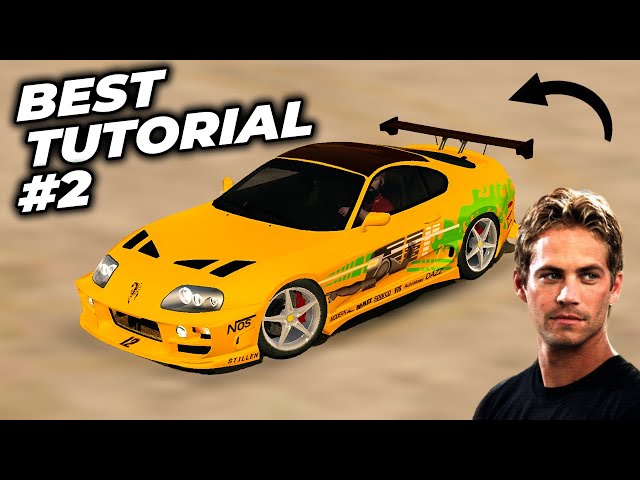 HOW TO MAKE PAUL WALKER TOYOTA SUPRA? (NEW UPDATE!) Car Parking Multiplayer #2