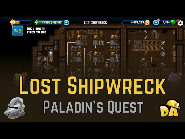 Lost Shipwreck - Paladin's Quest - Diggy's Adventure