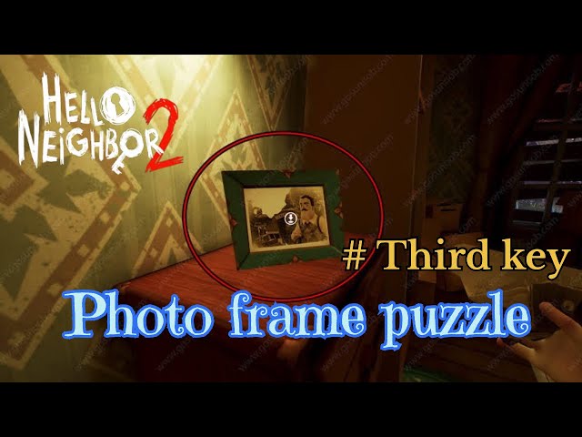 Photo frame puzzle 🧩 #helloneighbor #helloneighbor2 #gameplay #gameplaywalkthrough #storymode