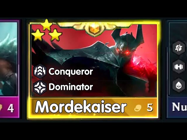 6 CONQUEROR | MORDEKAISER ⭐⭐⭐ #tft #teamfighttactics #tftset13