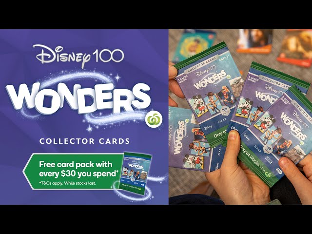 Woolworths Disney 100 Wonders Collector Cards | Information and Giveaway!