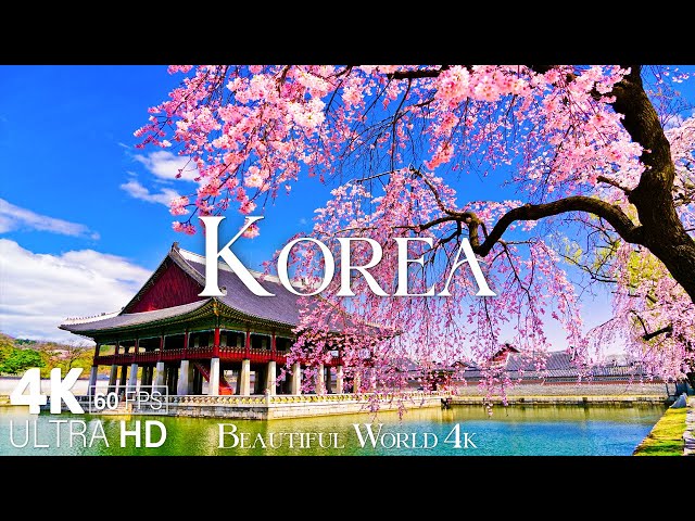 Korea 4k Beautiful Nature Film - Asian Piano Music - Natural Landscape