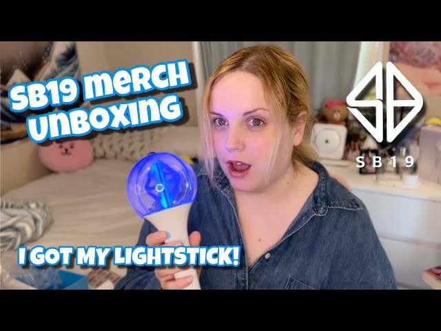 I GOT A LIGHTSTICK!! SB19 MERCH UNBOXING💠💙🩵