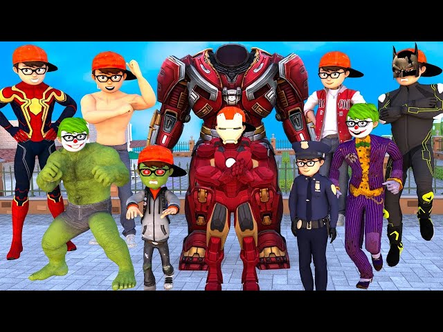 NickHulk is Zombie Police - Scary Teacher 3D All of Us Are Dead - Zombie Apocalypse