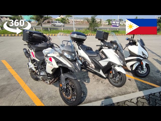 Benelli TRK 502 X Acceleration - Leaving La Union on TPLEX - 360 Ride