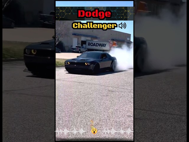 Dodge Challenger Burnout Launch 😮🔥 #dodge #v8 #shorts