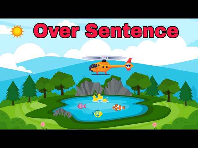 Over Sentence | Over Preposition Sentence #over #preposition