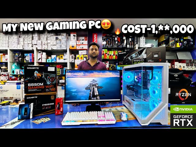 UNEXPECTED REACTIONS ABOUT MY NEW GAMING PC| NVIDIA RTX4060+AMD RYZEN 7 7700x BEAST SETUP🔥