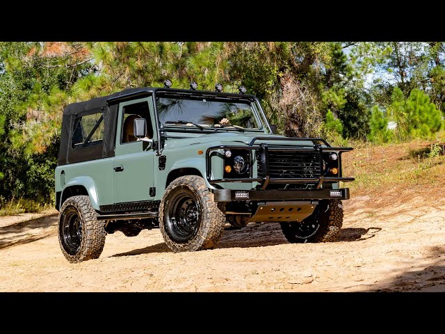 Fully RESTORED (1995) Land Rover DEFENDER 90 with LS3 Engine | ECD Automotive Design