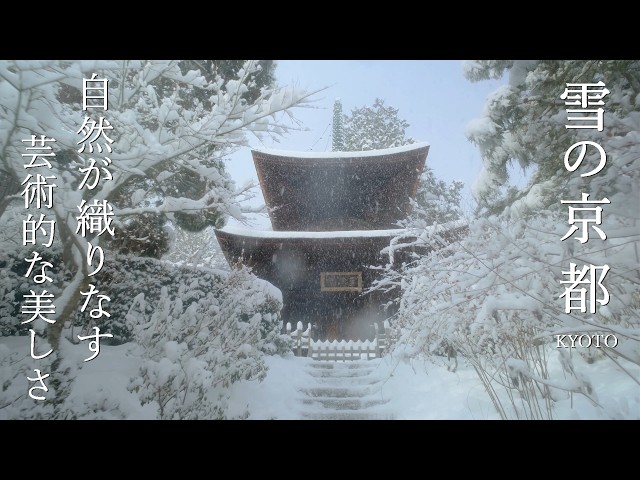 Heavy Snow in Kyoto, Japan 2025　Quiet Arashiyama, deserted after the blizzard