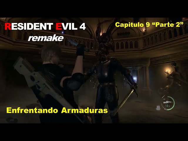 Resident evil 4 remake en Español (capitulo9) parte 2 / "Enfrentando armaduras" Guía completa