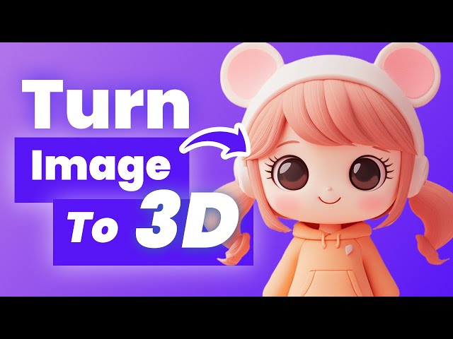 Turn Any 2D Image to 3D Model Using AI Free - 2025 New Update!