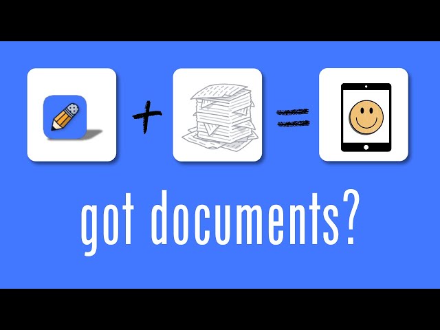 Scanning Documents into Notability