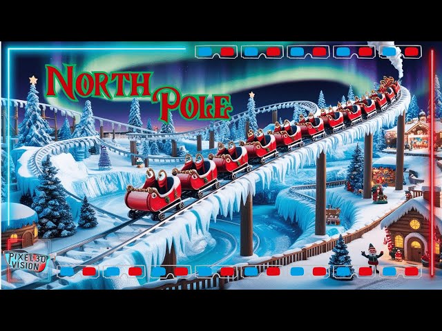 Epic Roller Coasters - 4K HDR POV | North Pole | High-Speed Thrills!