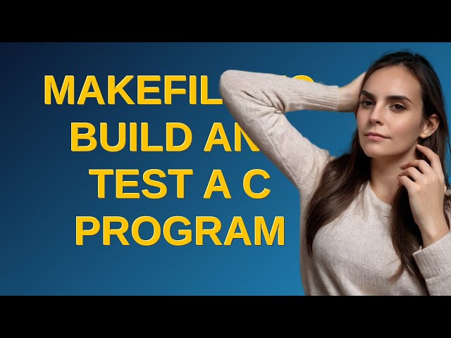 Codereview: Makefile to build and test a C program