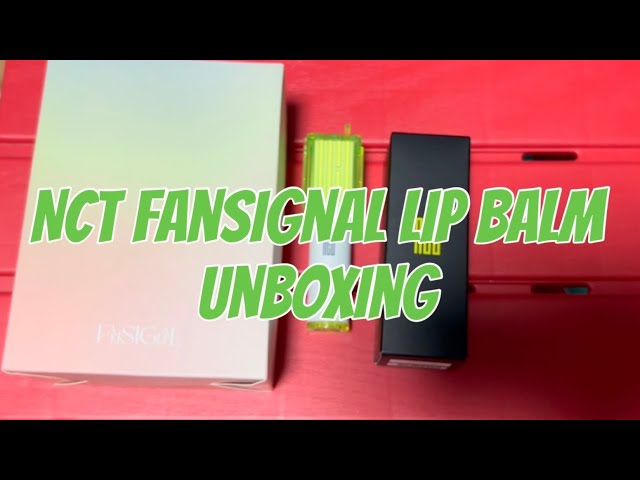 NCT x Amore Fansignal Lip Balm [UNBOXING]