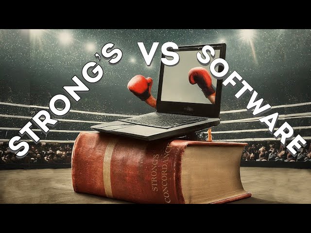 Strong's Concordance VS Software! The Ultimate Showdown