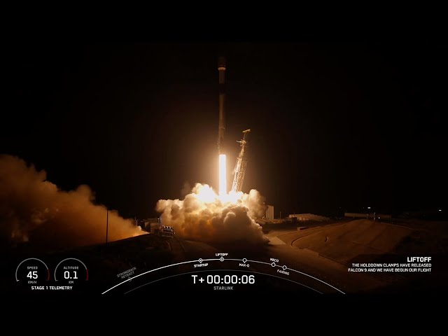 Blastoff! SpaceX launches 23 Starlink satellites, nails landing - 2025's 11th Falcon 9 mission