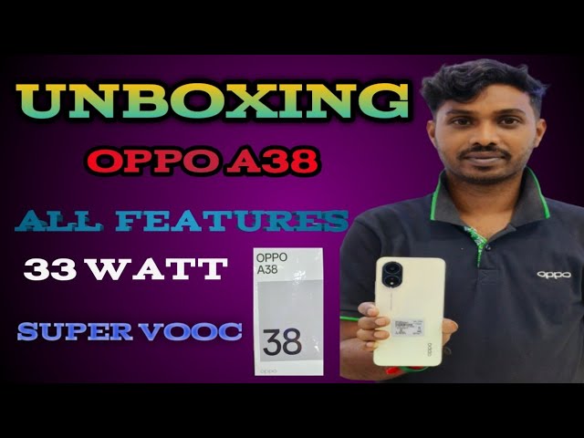 Oppo || A38 4g unboxing full video || First look || Camera test 🔥💯#oppo