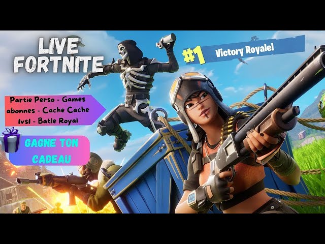 LIVE FORTNITE // GAMES ABOS // PARTIE PERSO // DEFILE DE MODE //