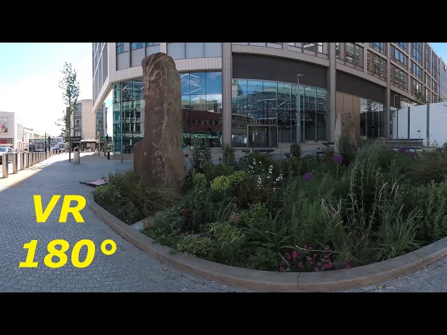 VR180° An oasis garden, Pinstone street, Sheffield.