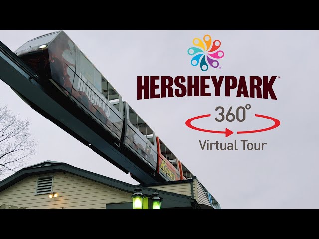 Hersheypark Monorail 360° 8K VR POV Ride in Ultra HD! 🚝