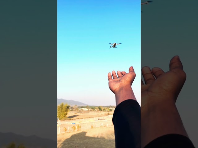 New trick to land drone . #shorts #drone #dronevideo #experiment #fpv #fyp #djimini4pro