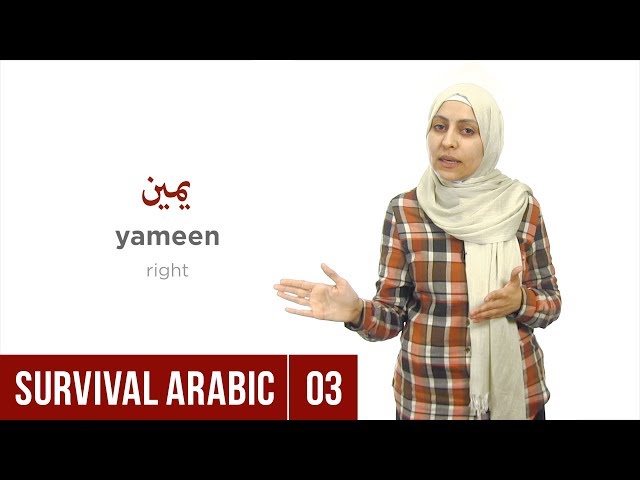 Survival Arabic: Lesson 03 - Taxis & Directions