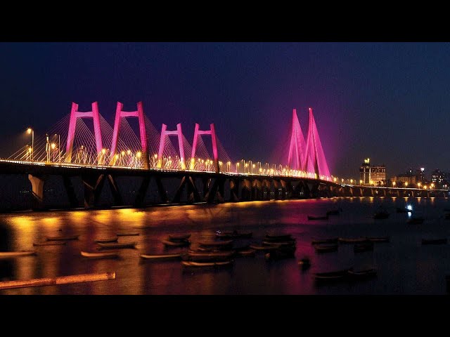 Bandra Worli Sea Link | Midnight drive | Empty roads | 4k