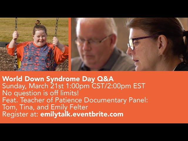 World Down Syndrome Day Virtual Q&A Event