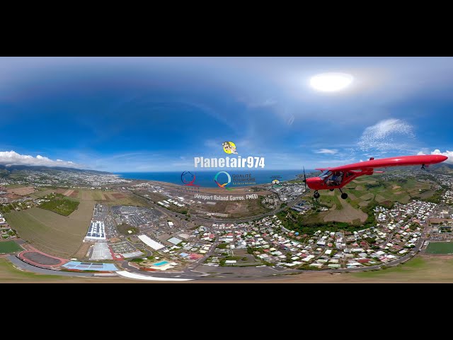 S02ep03 L'aéroport (FMEE) Roland Garros de l'ile de la Réunion en 360°