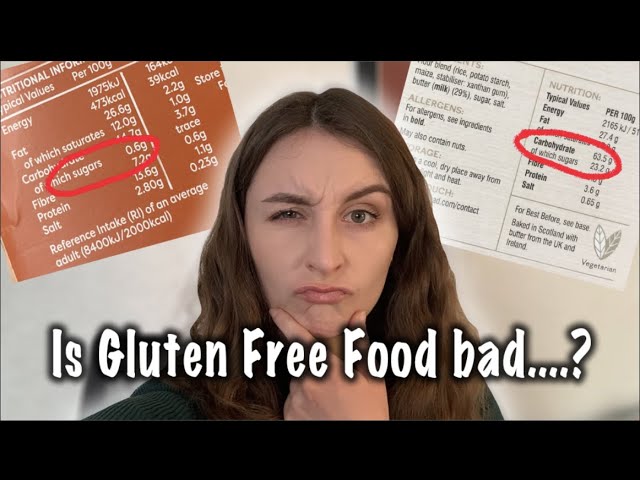 Does gluten free food contain more SUGAR?! || How To Coeliac