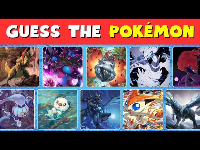 Guess The Pokémon Quiz 🧠(GEN 5)⚡ | Can You Name Them ALL ?