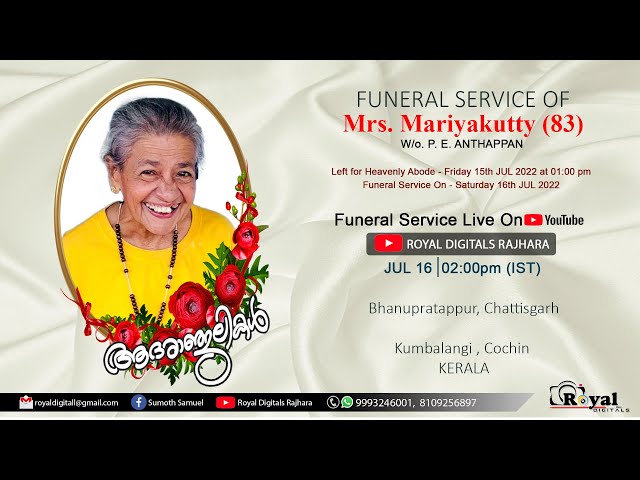 Celebration of Life - MARIYAKUTTY 83