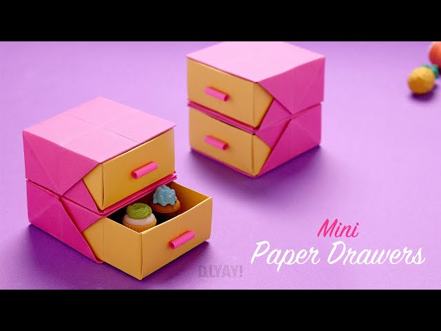 The Essential Storage Solution: DIY Mini Paper Drawers for Efficient Desk Management