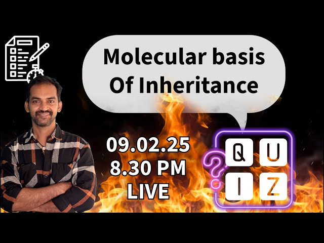 Molecular basis of Inheritance NEET Quiz