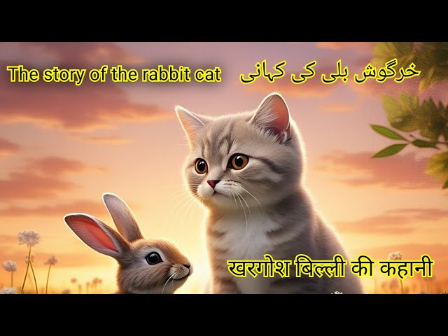 Rabbit save a cat life | beautiful story by Ali | me know you like it #cat #rabbit