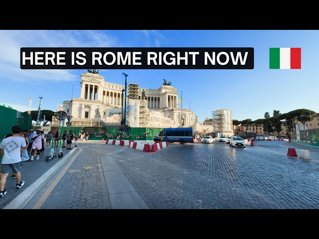 Here is Rome right now - September 2024 - Walking Tour 4k