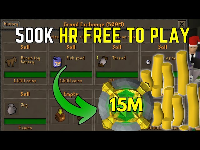 10 Best Free to Play Moneymakers in OSRS