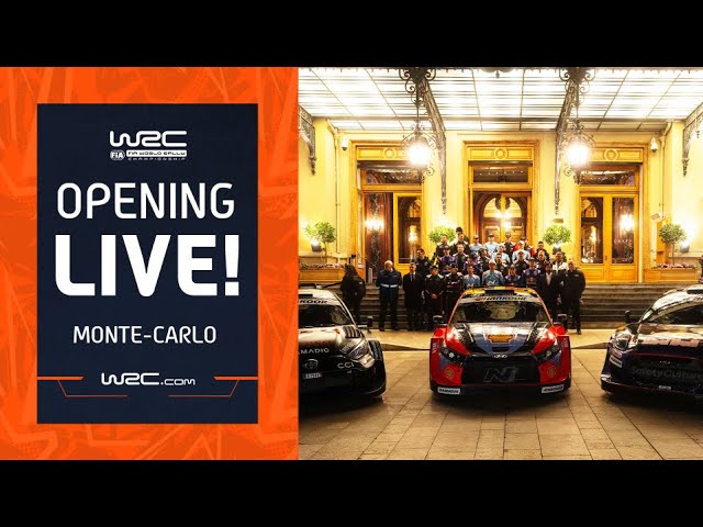 🔴 Opening Ceremony LIVE |  WRC Rallye Monte-Carlo 2025