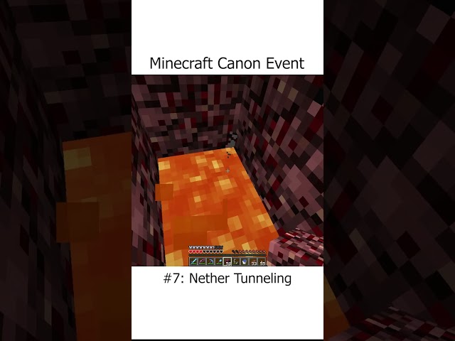 Never dig in the nether without Fire Resistance