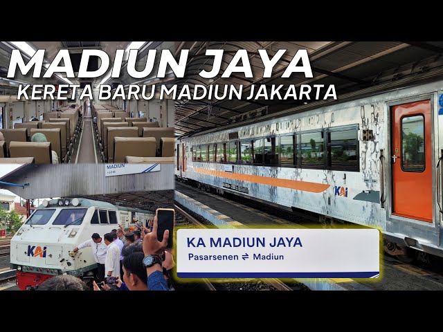 KERETA TERBARU MADIUN JOGJA JAKARTA 2025 ‼️ PERESMIAN & PERJALANAN PERDANA KA MADIUN JAYA Ekonomi