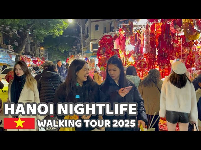 HANOI Night Walking Street 🇻🇳 Weekend Nightlife VIETNAM 🇻🇳 The Old Town Walking Tour