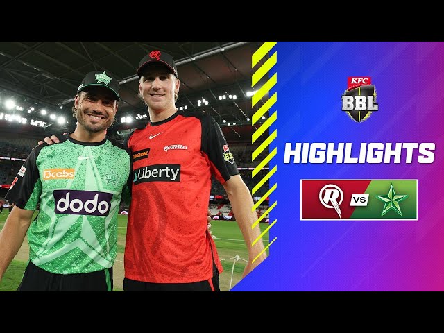 Melbourne Renegades v Melbourne Stars Match Highlights | #BBL14