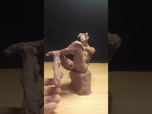 Sculpture process #shorts #clayart #sculpting #modelage #clay #subscribe #modelling