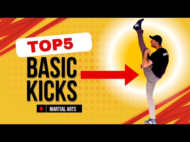 Top 5 basic kicks . Martial arts 🥋 self defence must learn everyone .