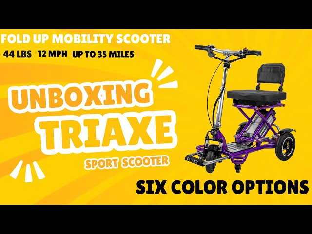 Unboxing 2024-2025 Triaxe Sport Recreational Mobility Scooter